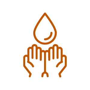 Decorative Icon for water sustainability focus area