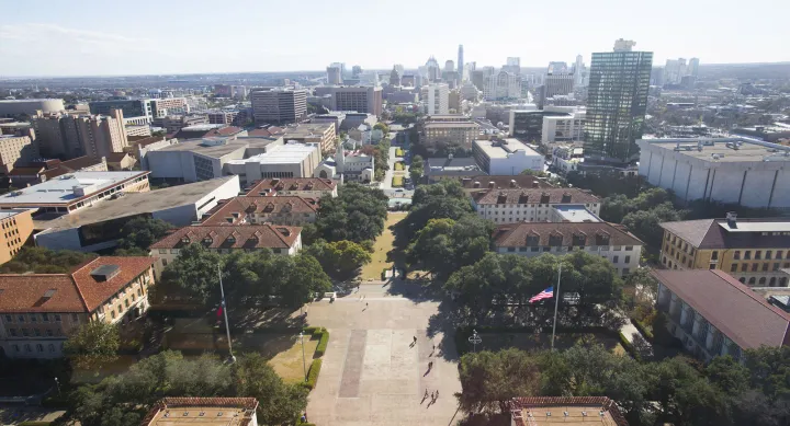 Aerial of campus